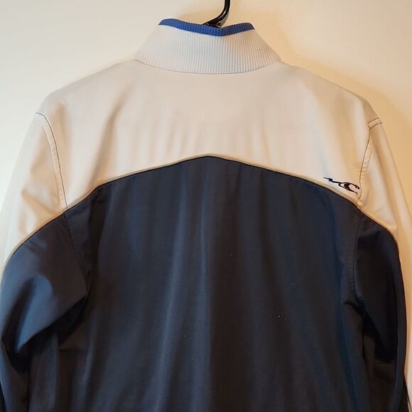 Vintage O’Neil Zip Up Navy White Jacket Polyester W/Logo Surfer Classic Style M - Picture 12 of 15